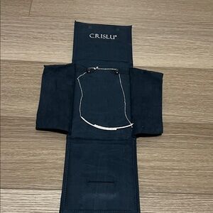 Crislu Silver Necklace